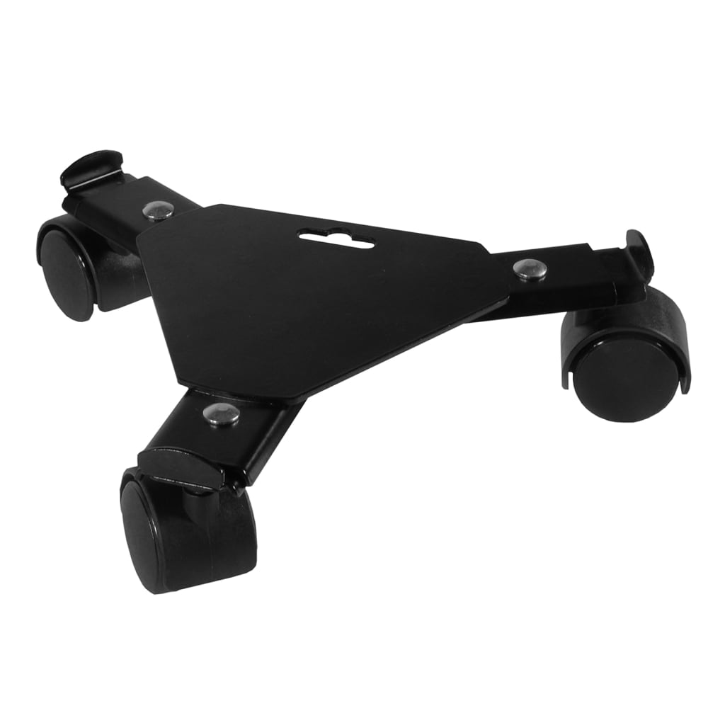 Nature plantenwagen met 3 armen verstelbaar metaal zwart