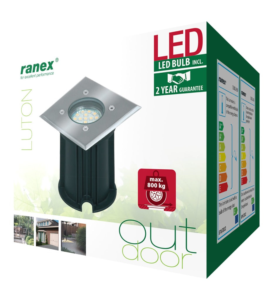 Ranex ra-0158620 led grondspot 3w 230lm 3000k