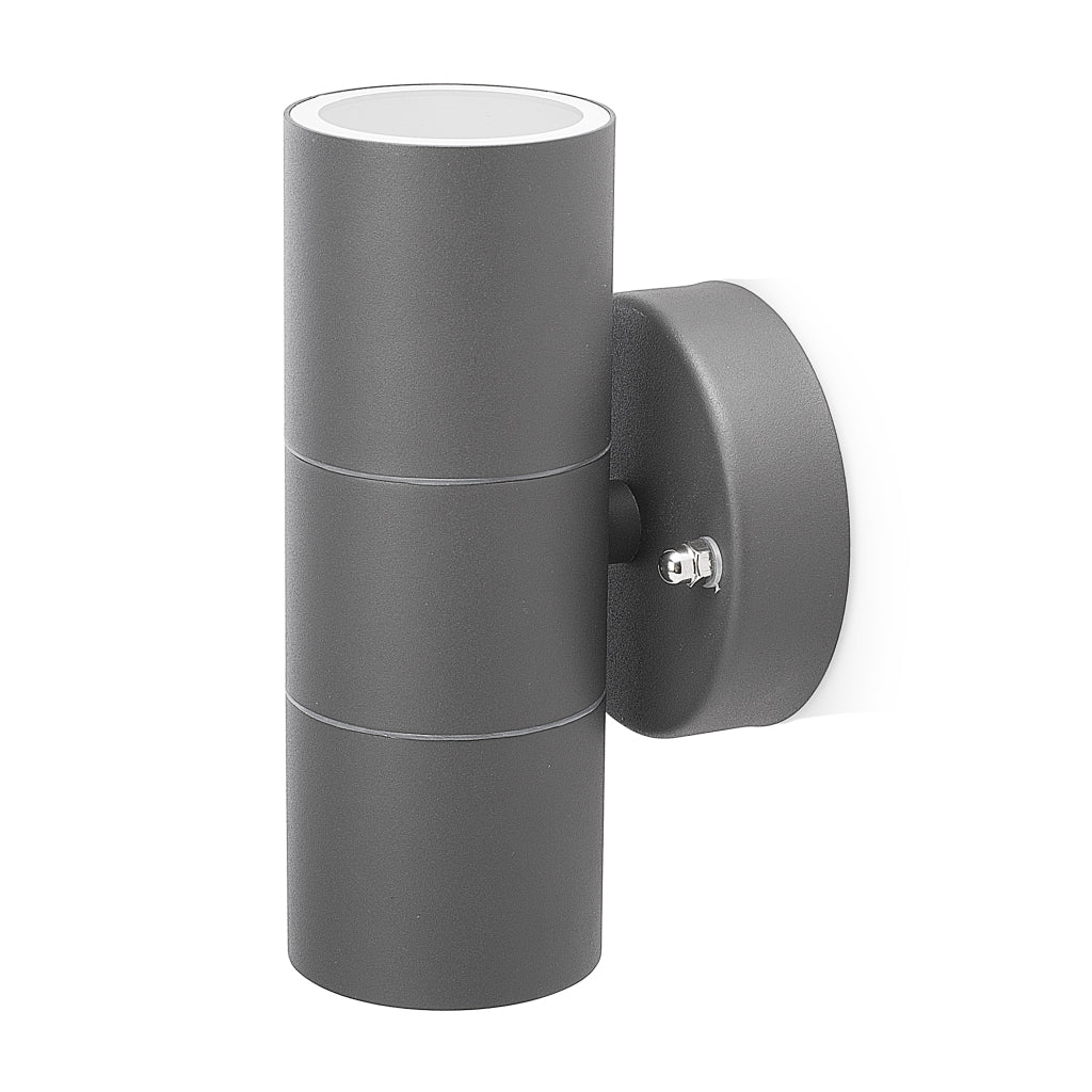 Smartwares gwl-176-hg buiten wandlamp grijs RVS