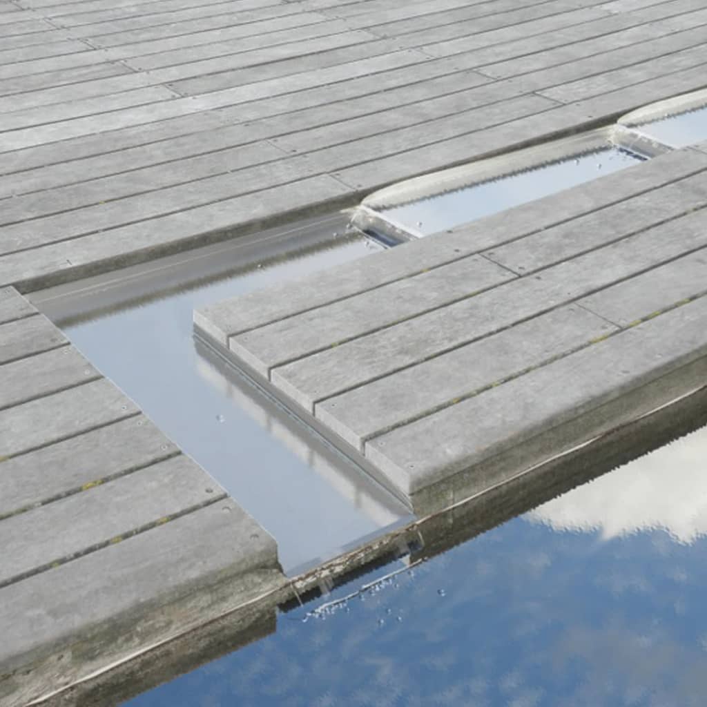 Ubbink watervalplaat wolga rechte stroom roestvrij staal