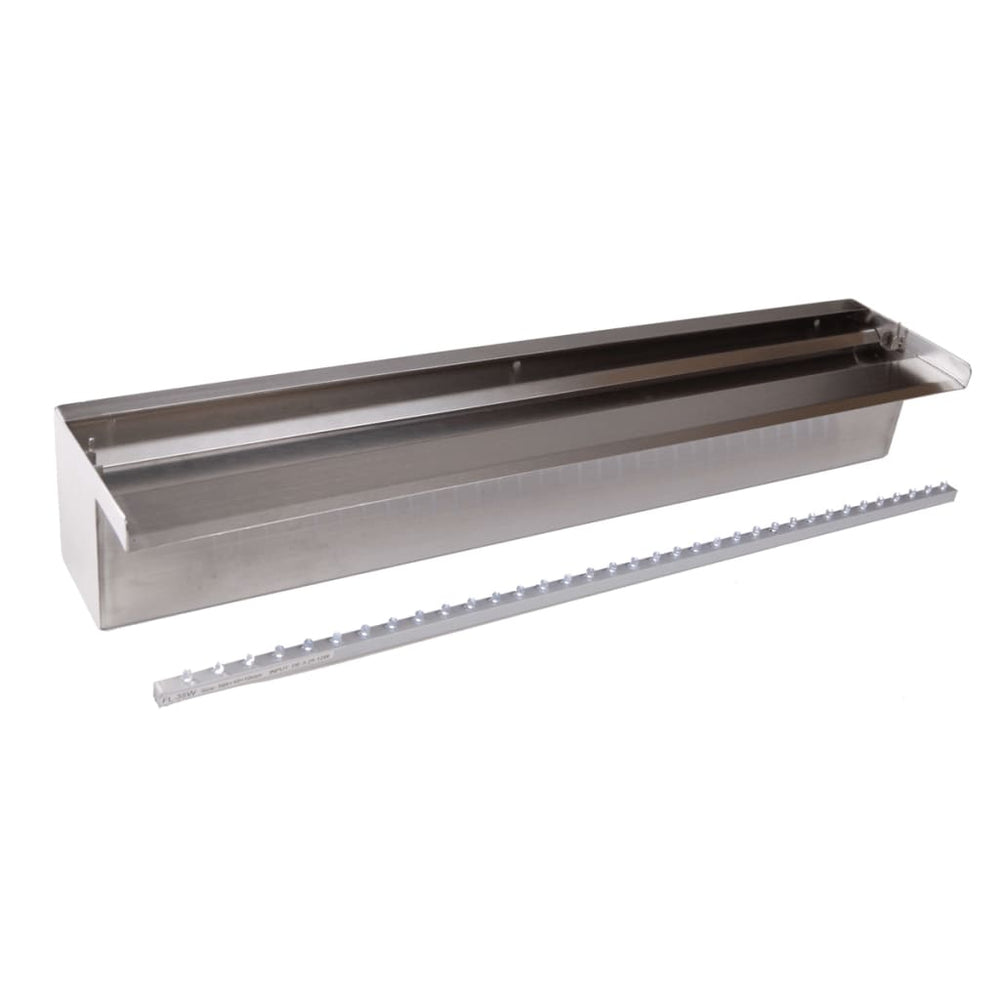 Ubbink niagara waterval met led-verlichting 60 cm roestvrij staal