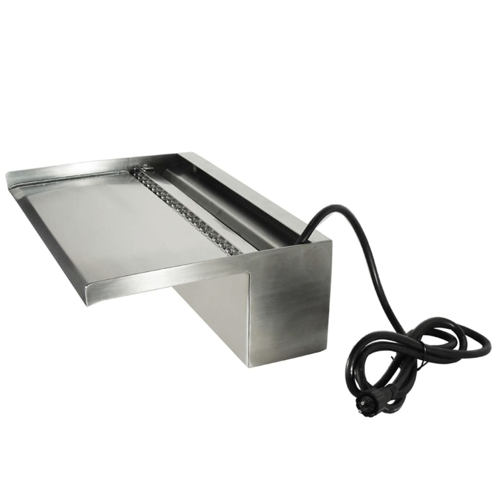 Ubbink waterval niagara led 30 cm zilverkleurig 1312124