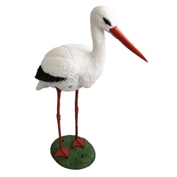 Ubbink ooievaar waterornament