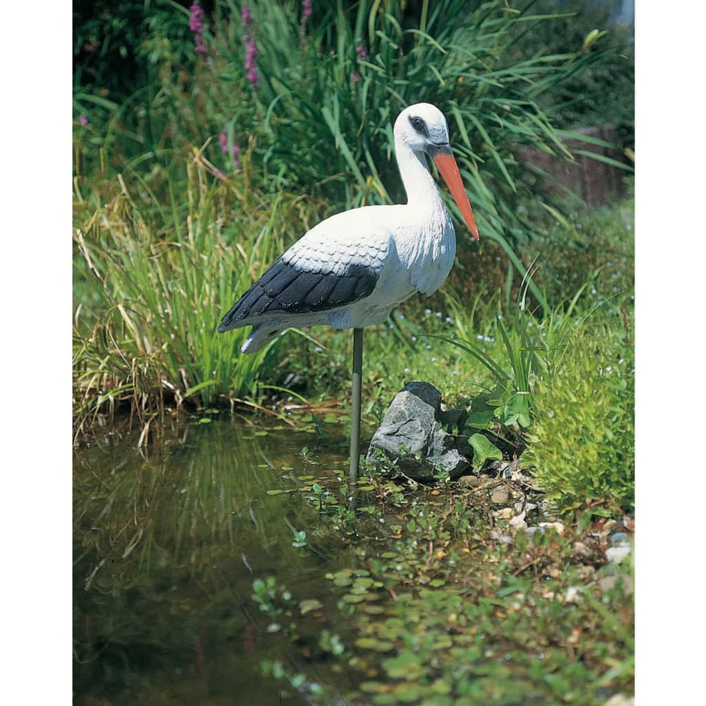 Ubbink ooievaar waterornament