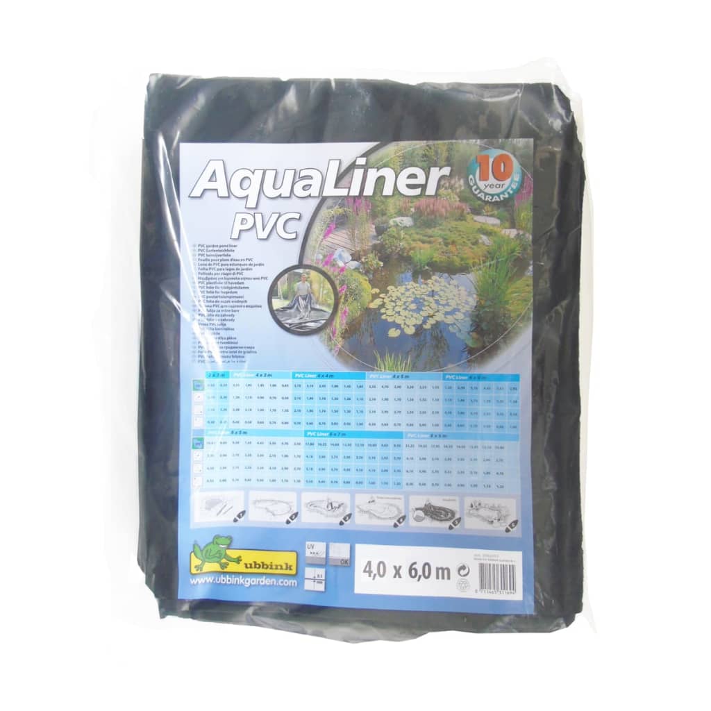 Ubbink vijverfolie aqualiner 6x4m pvc 1061252