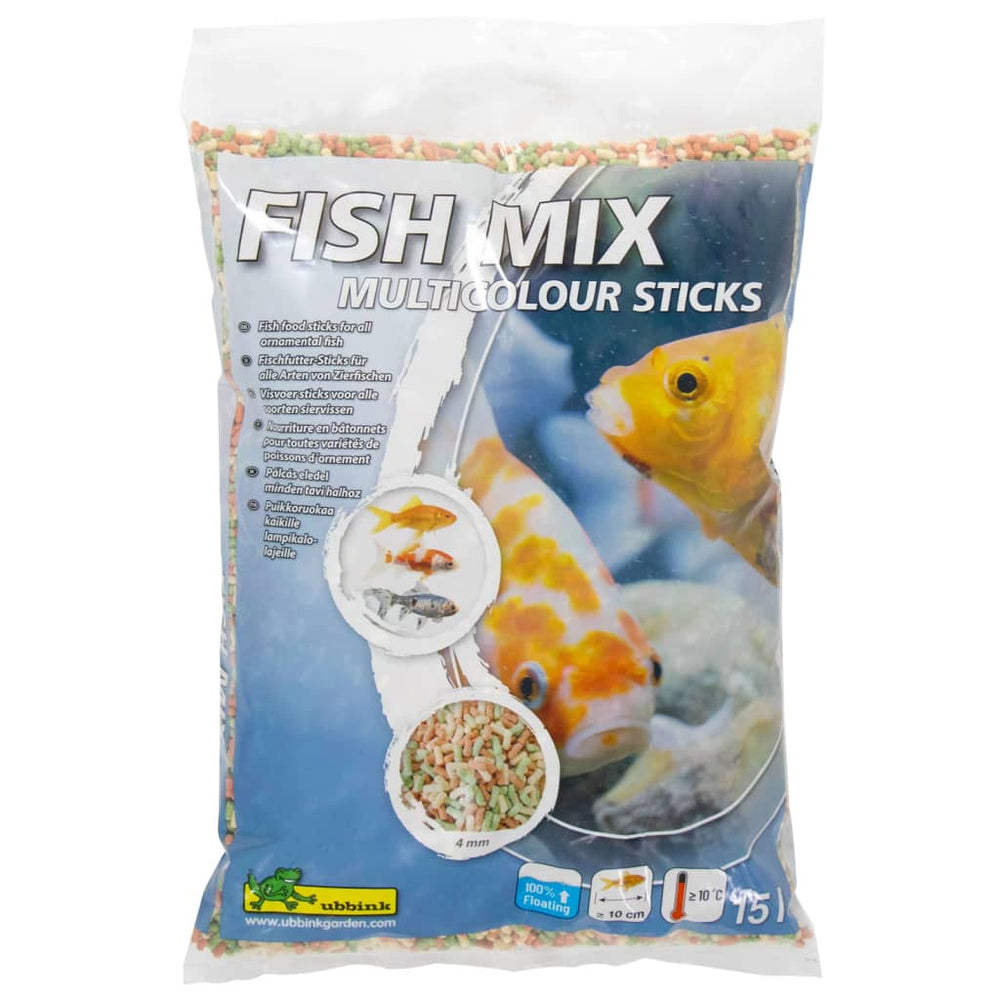Ubbink visvoer vismix multicolor sticks 4 mm 15 l