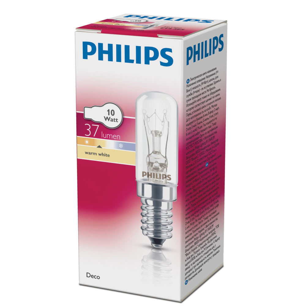 Philips Deco RL T 17 10W E14 KP Gloeilamp Warm Wit