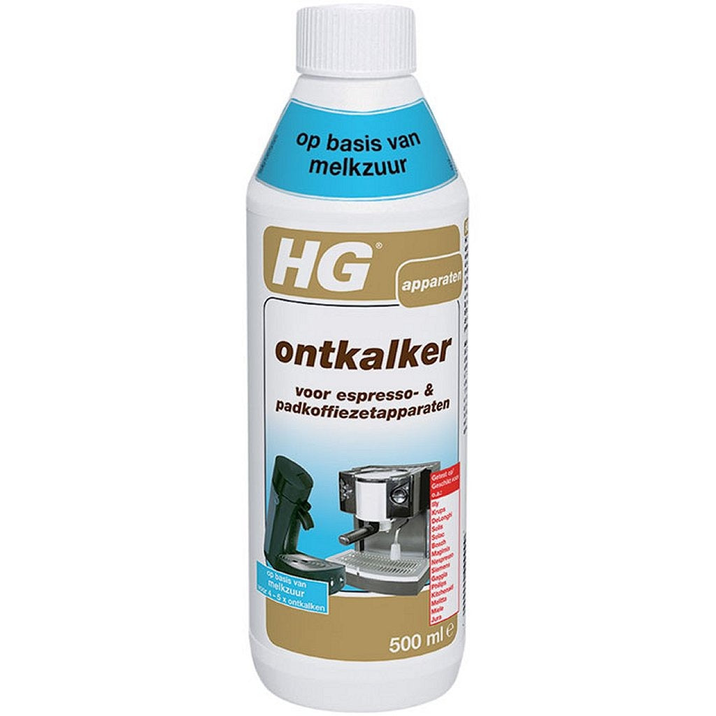 HG Koffiemachine ontkalker melkzuur 0,5l