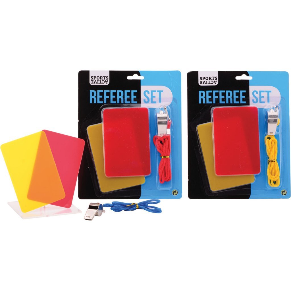 Sport actieve scheidsrechterset deluxe