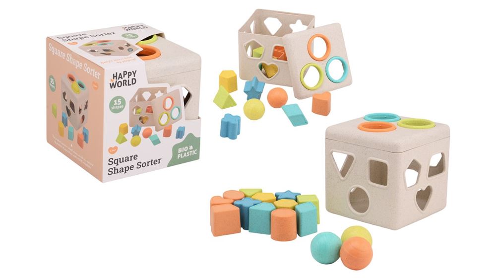 Johntoy happy world bio plastic vormentoof