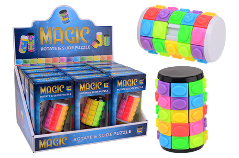 Johntoy brain teaser puzzle rotate slide junior 6.5 x 4 cm