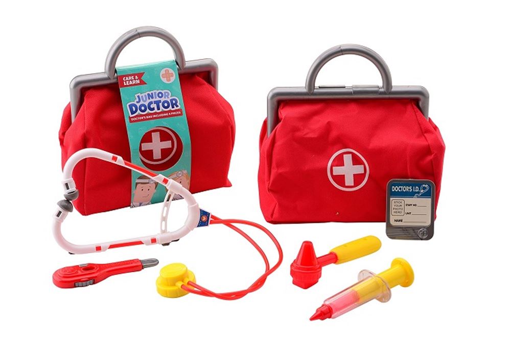 Doktertas met accessoires 6-delig. 3+