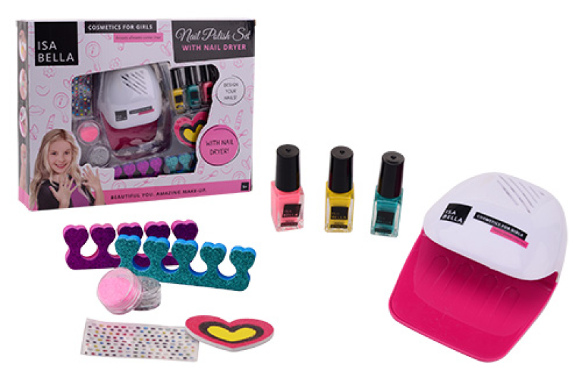 Johntoy Isabella Nail Polish Set with Nail Dryer