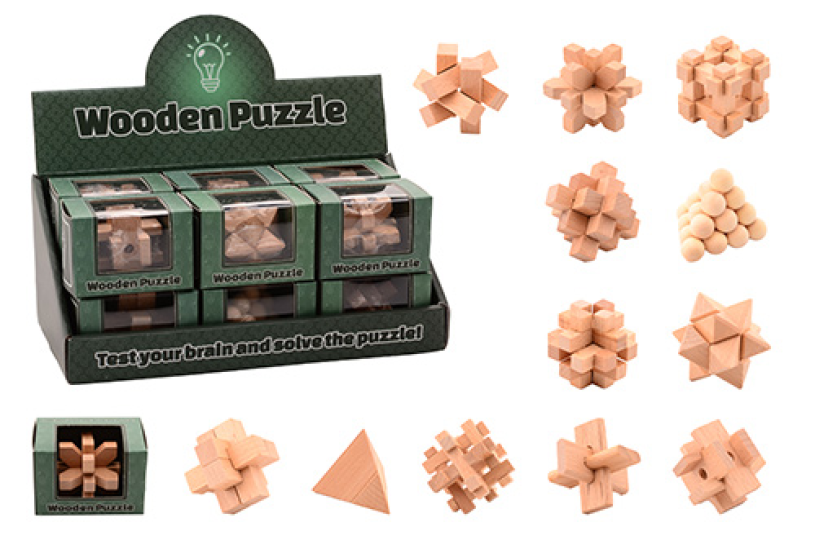 Johntoy Wooden Brain Teaser