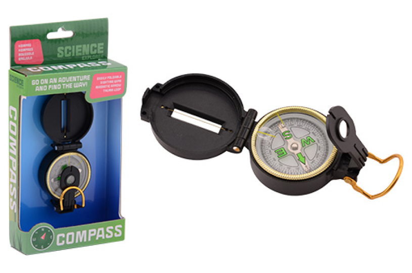 Johntoy science explorer compass in box