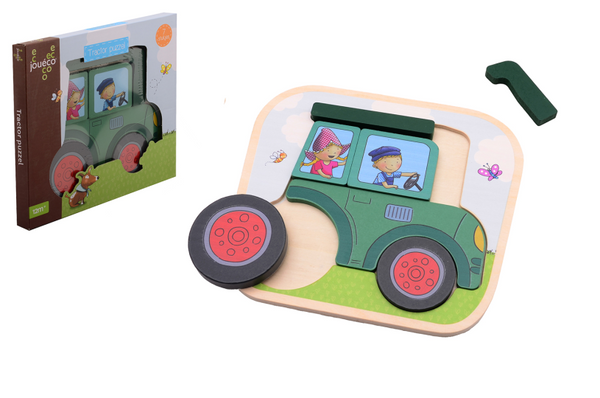 Joueco - fien teun tractor puzzel