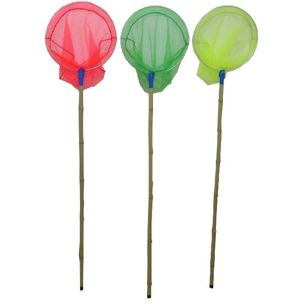 Basis Bamboe Schepnet 124cm Verschillende Kleuren