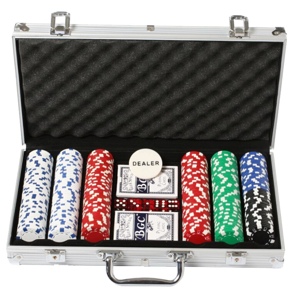 Basis pokerset in aluminium koffer