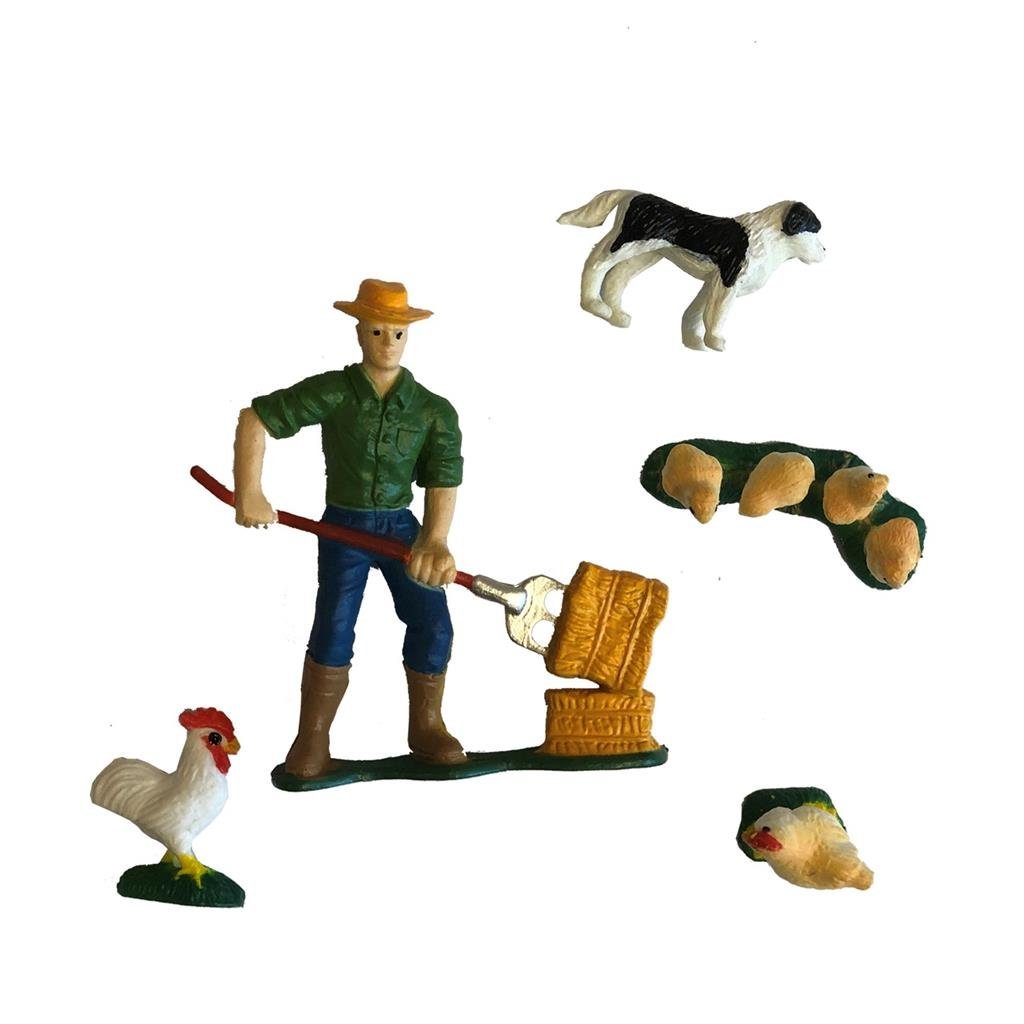 Dutch Farm Dutch Farm Boer met Boerderijdieren 5-delig