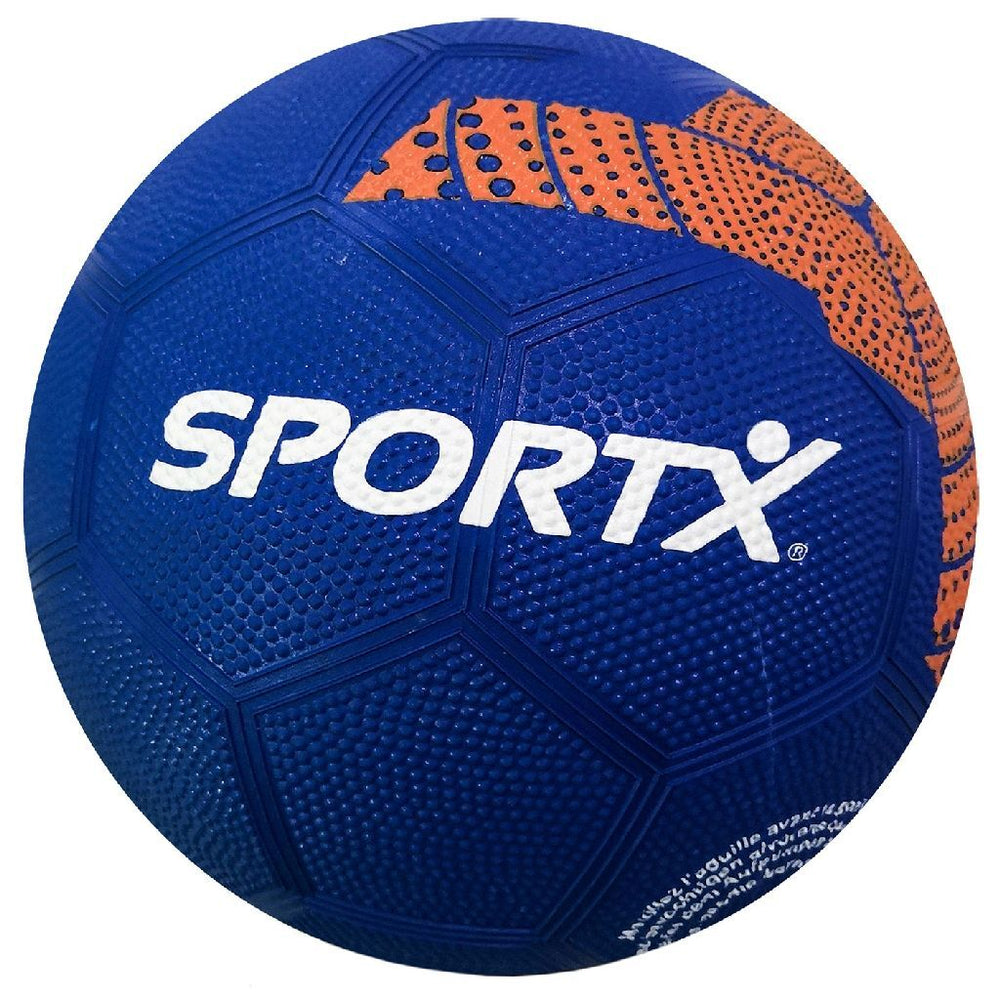 Sportx voetbalrubber oranje driehoek 360-380gr