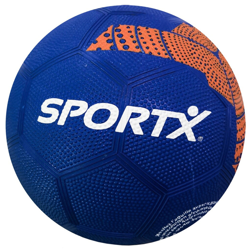 Sportx voetbalrubber oranje driehoek 360-380gr