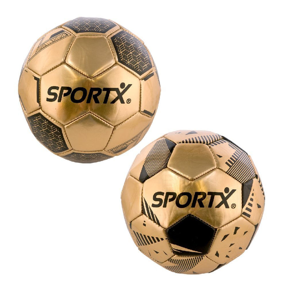Sportx minivoetbal goud metallic 2ass 160-180gr.