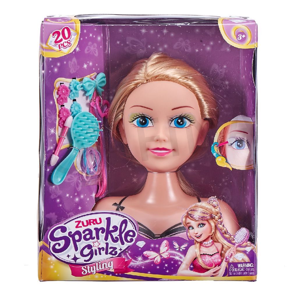 Zuru glitter girlz kapkop met haar-accessoires