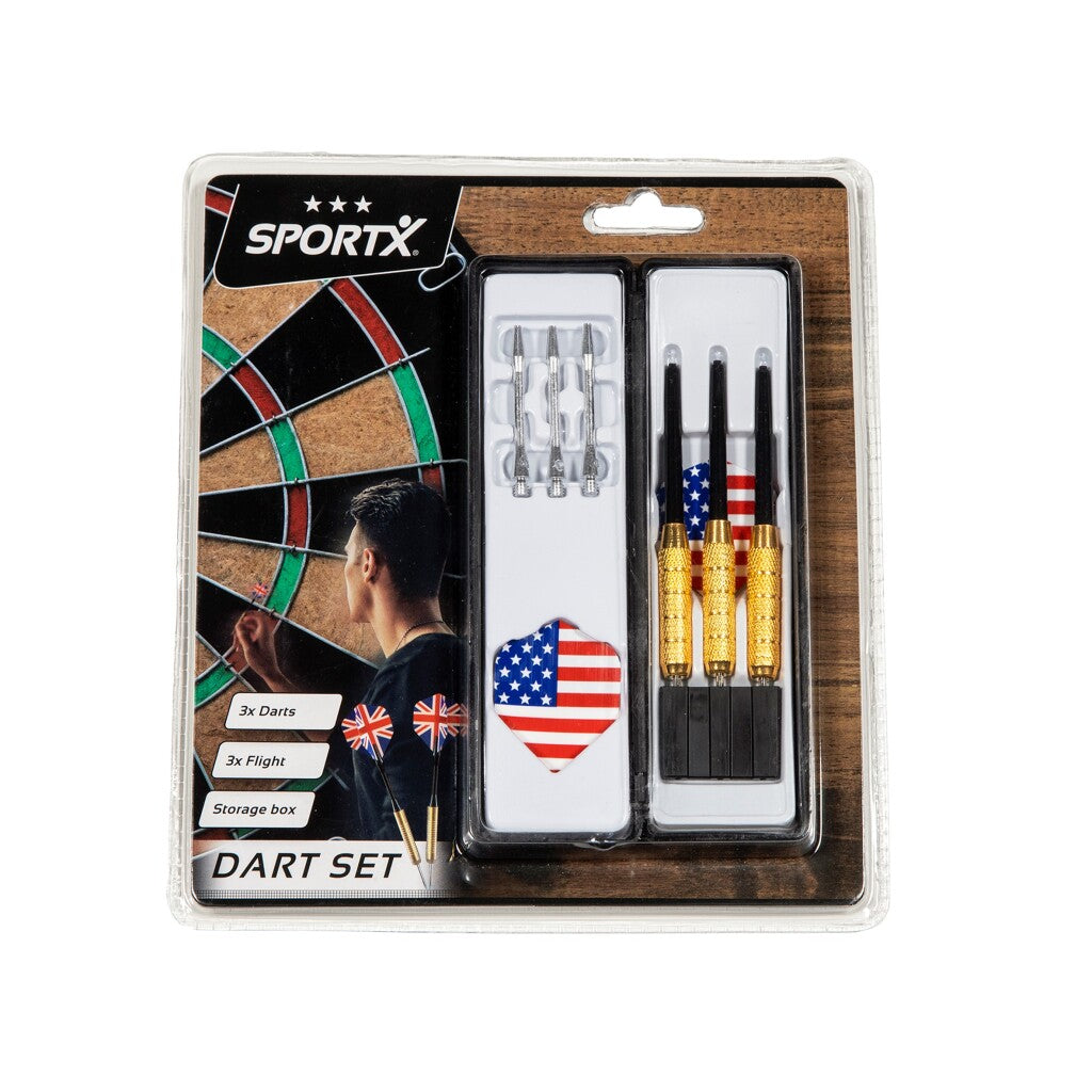 Sportx dartset in opbergbox