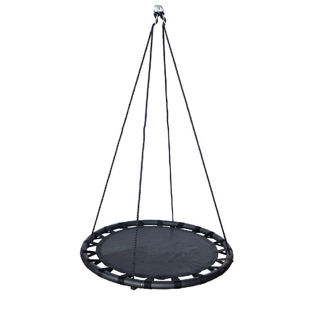 Buitenspeelschommelmat 100 cm zwart