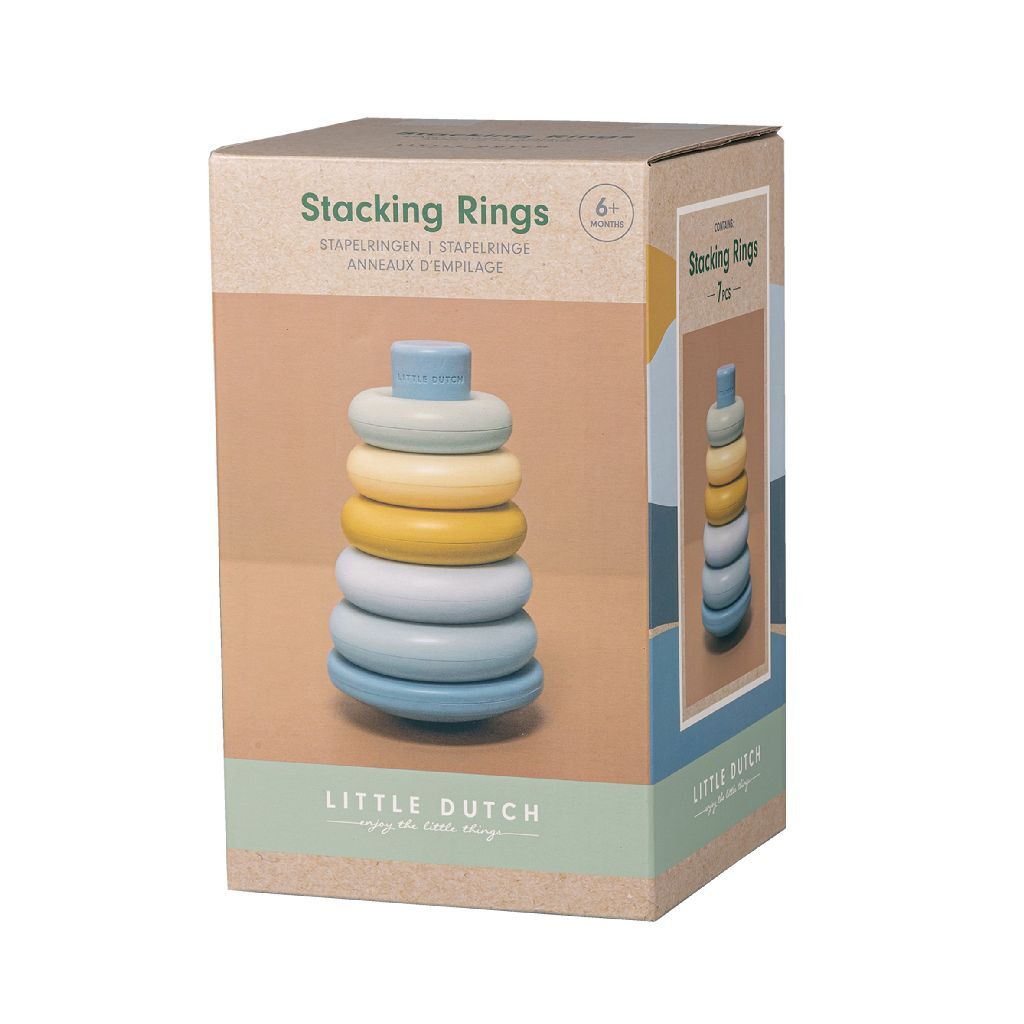 Little Dutch stapelringen blauw