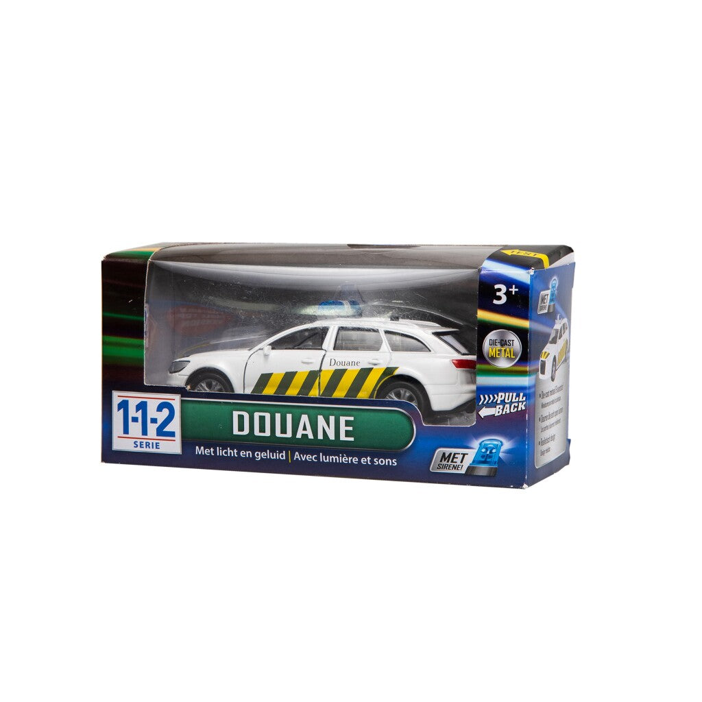 Stad Stad 112 Douane Auto 1:43 + Licht Geluid