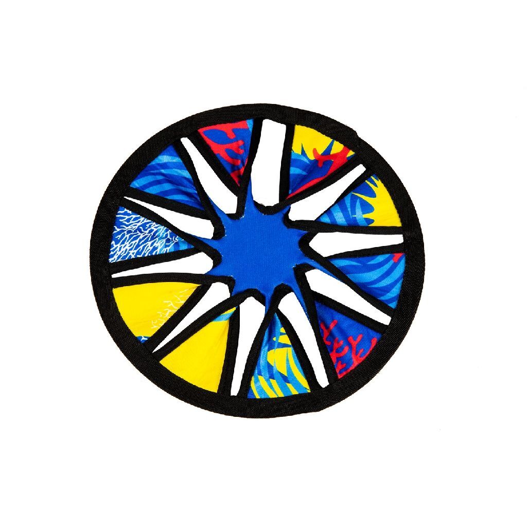 Summertime Summertime Zachte Frisbee 25 cm Geel Blauw