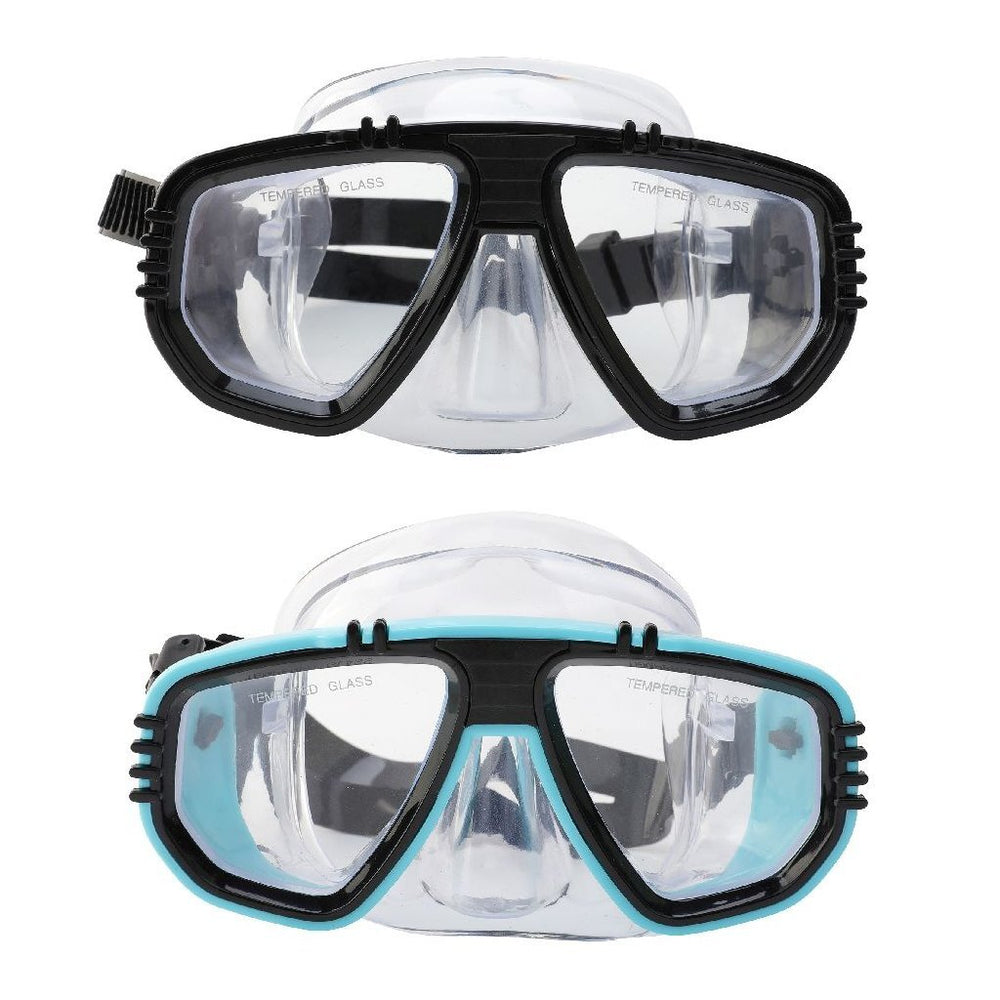 Sportx volwassenen zwemmasker 3 sterren assorti