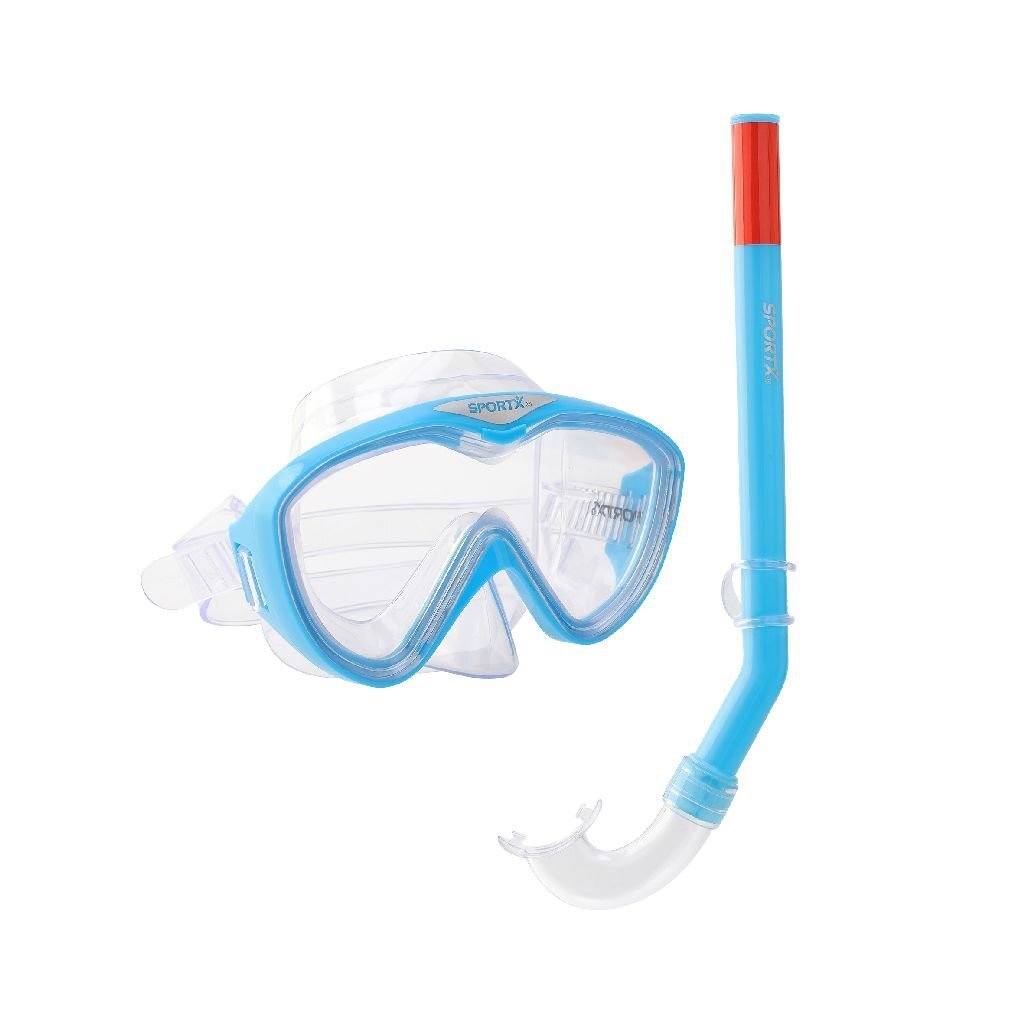Sportx kids snorkelset 4 sterren assorti
