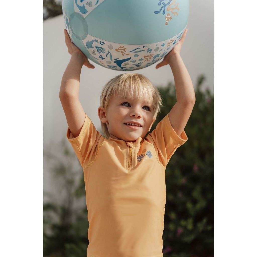 Little Dutch ocean dream strandbal blauw, 35cm