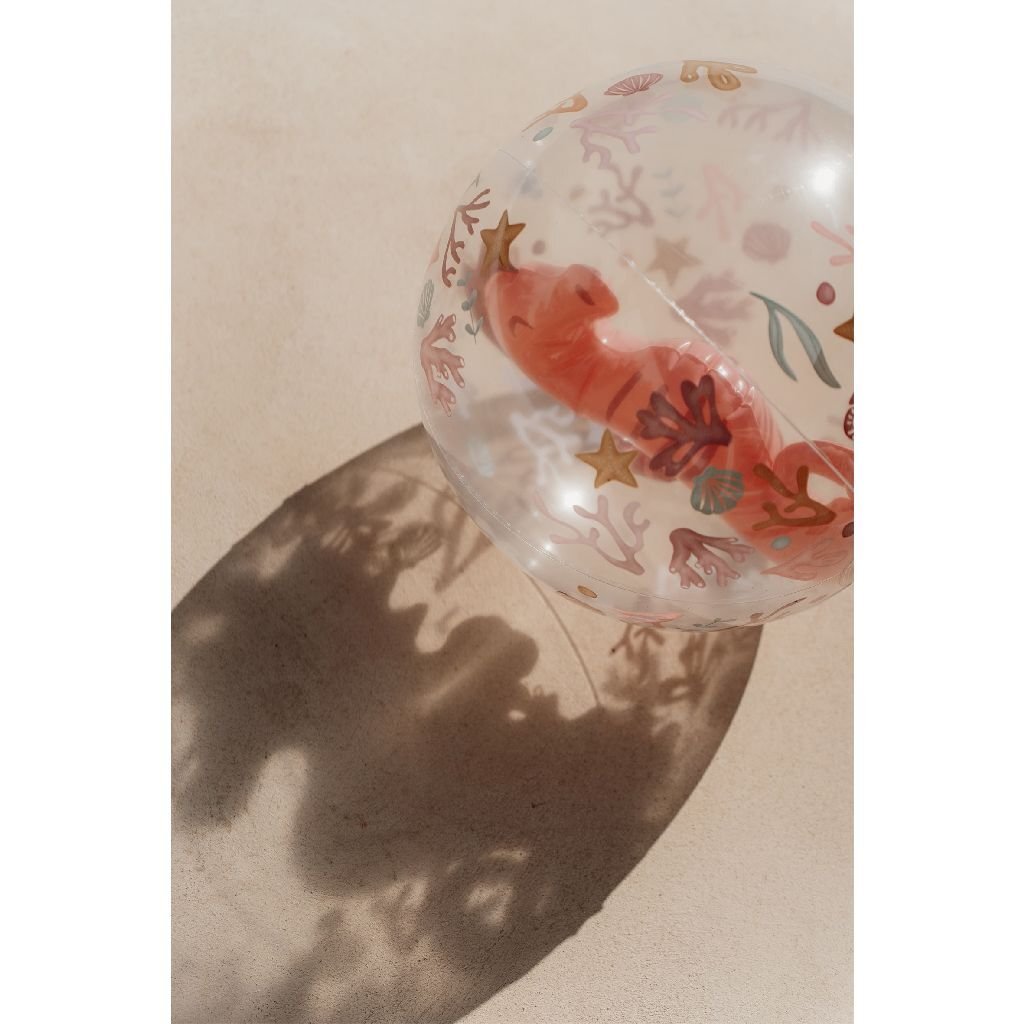 Little Dutch ocean dream strandbal 3d figuur roze