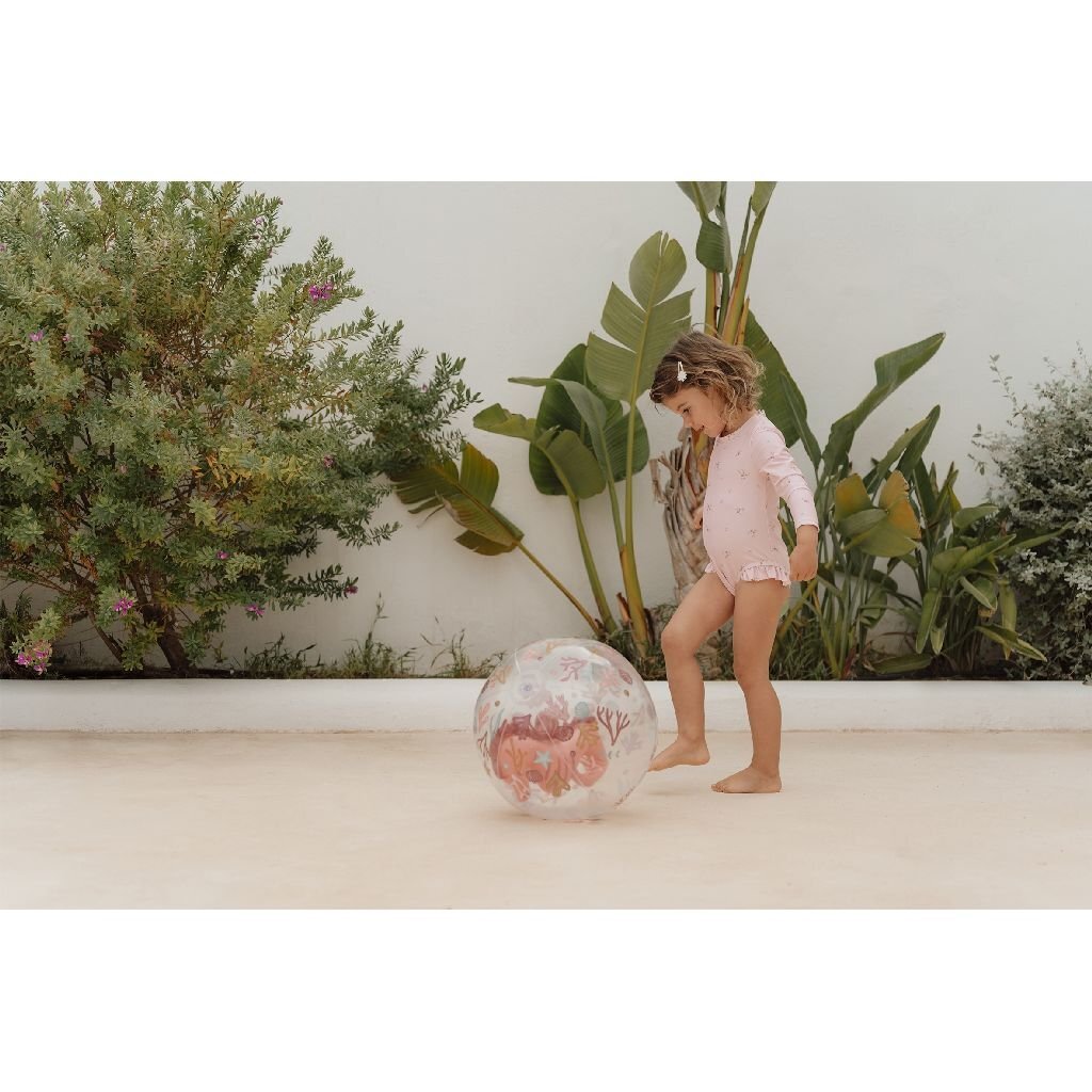 Little Dutch ocean dream strandbal 3d figuur roze