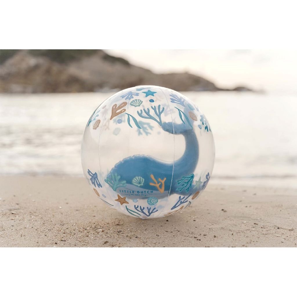 Little Dutch ocean dream strandbal 3d figuur blauw