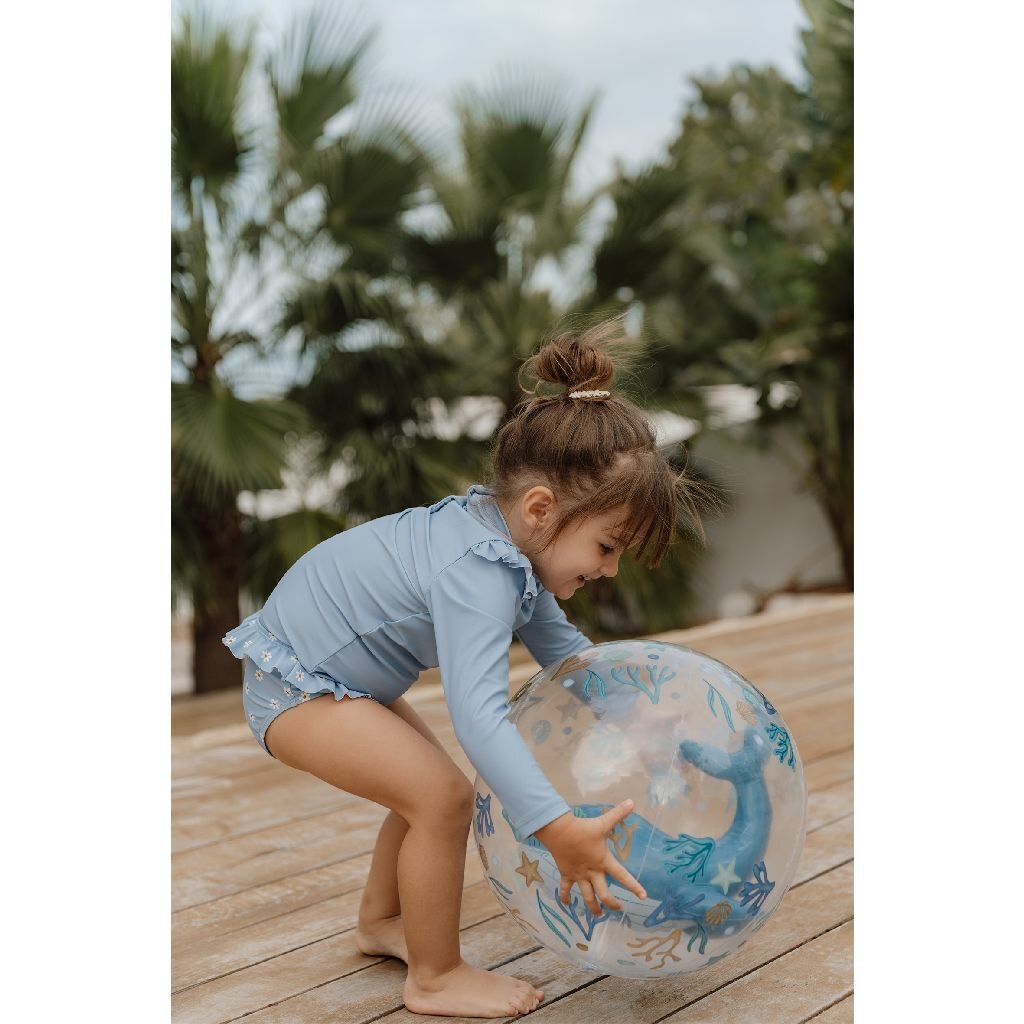 Little Dutch ocean dream strandbal 3d figuur blauw