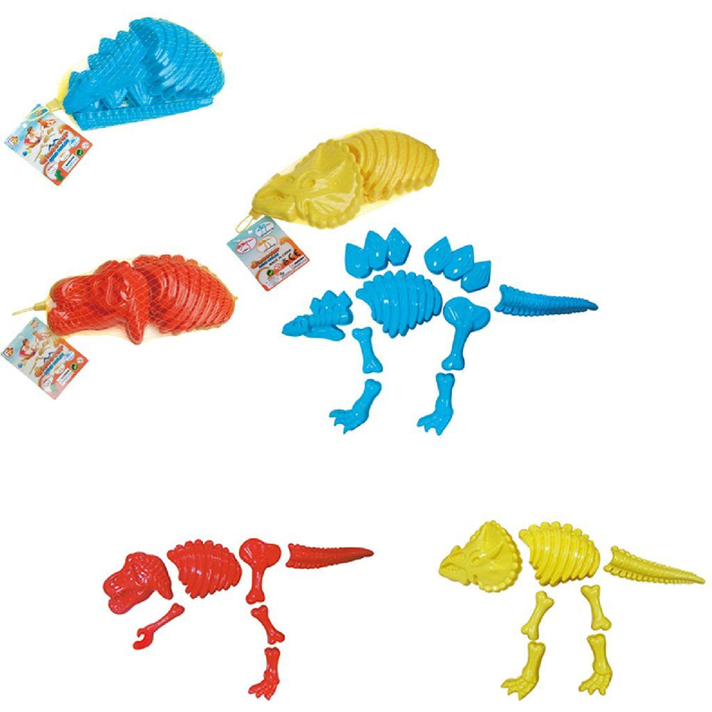 Zomerse zandvormen dino