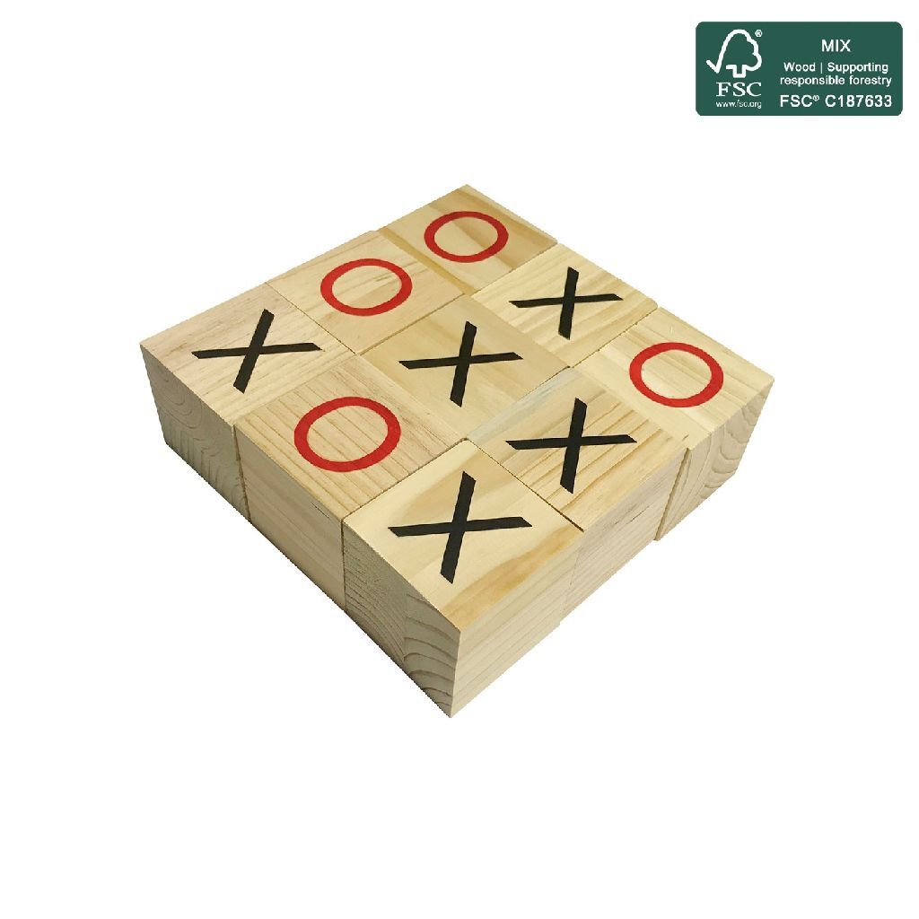 Buitenspelen houten boter kaas eieren