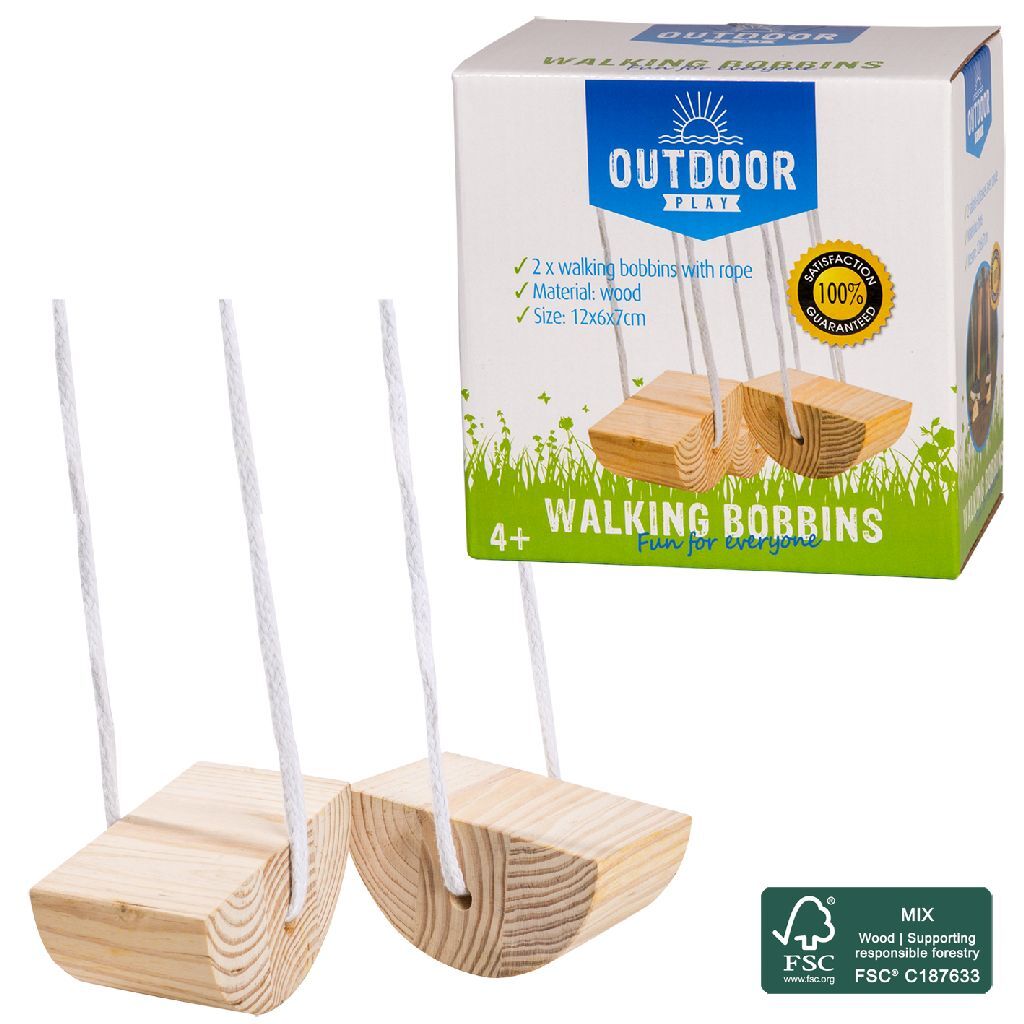 Outdoor play houten loopklossen