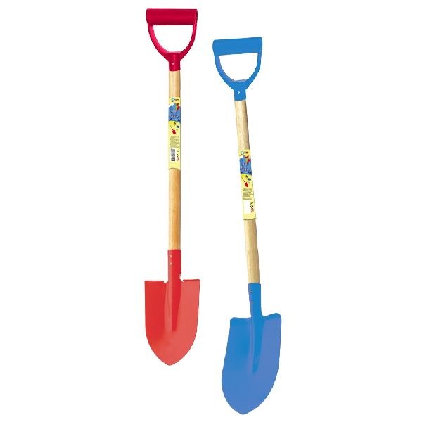 Basis strandschep punt hout metaal 77cm