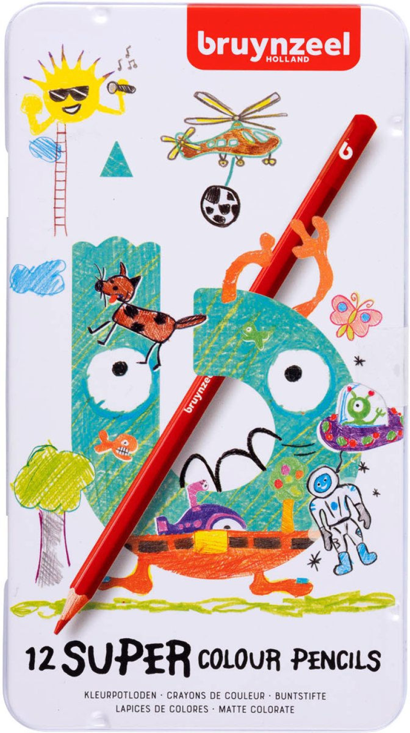 Bruynzeel Super Colour Pencils, 12 pcs.