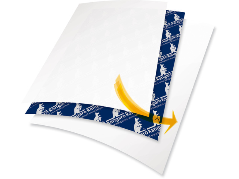 Kangaro carbonpapier a4 21x29,7cm 10 vel blauw