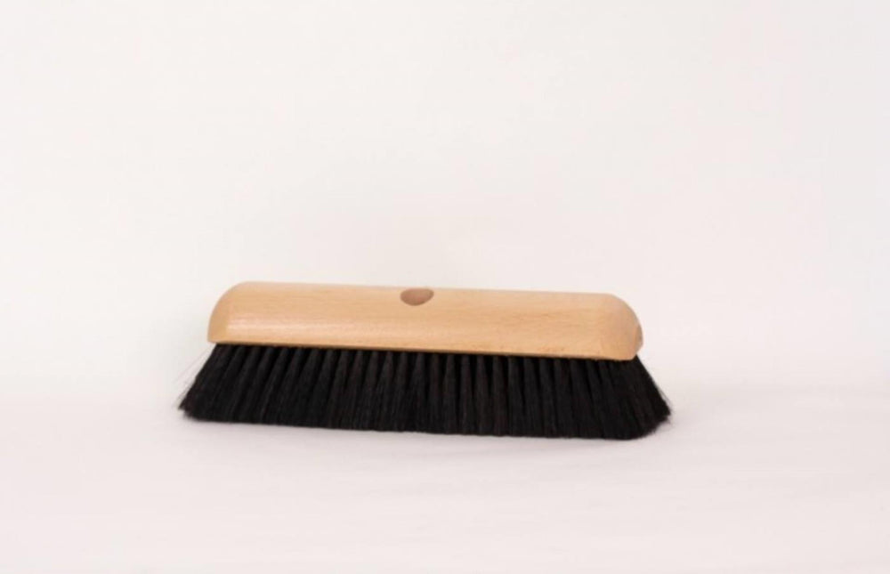 Luva kamerveger blank gelakt gemengd zwart paardenhaar 29cm