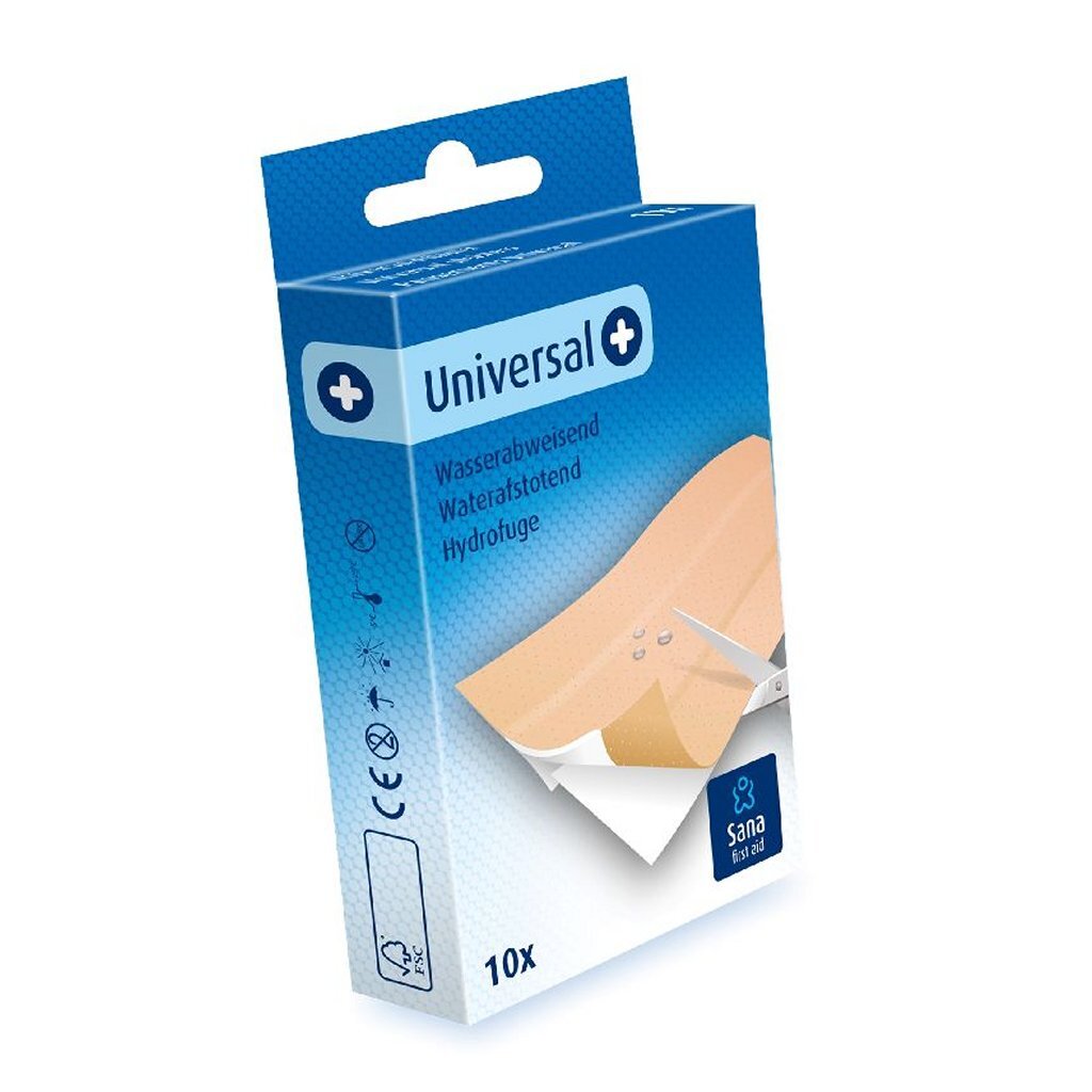 Sana EHBO universele waterafstotende pe pleisters 10 stuks