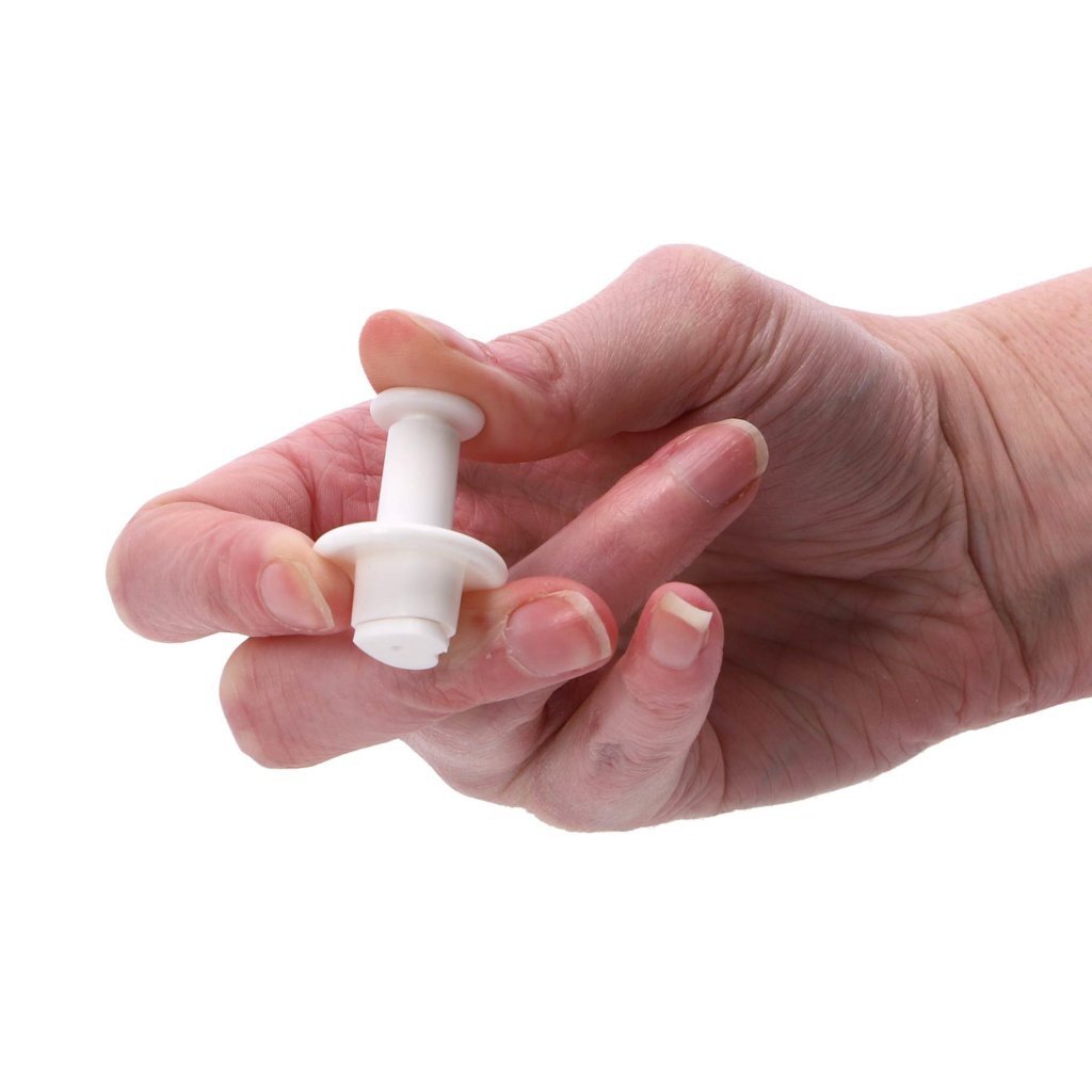 Patisse uitsteekvormen hart met uitdrukker 3-delig wit