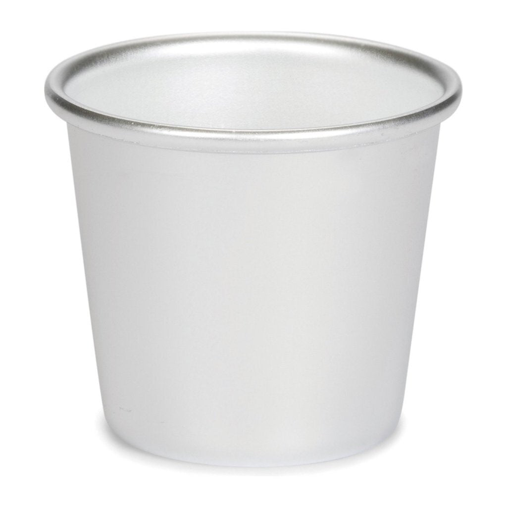 Patisse timbaalvorm 8x8,5x7 cm zilver aluminium