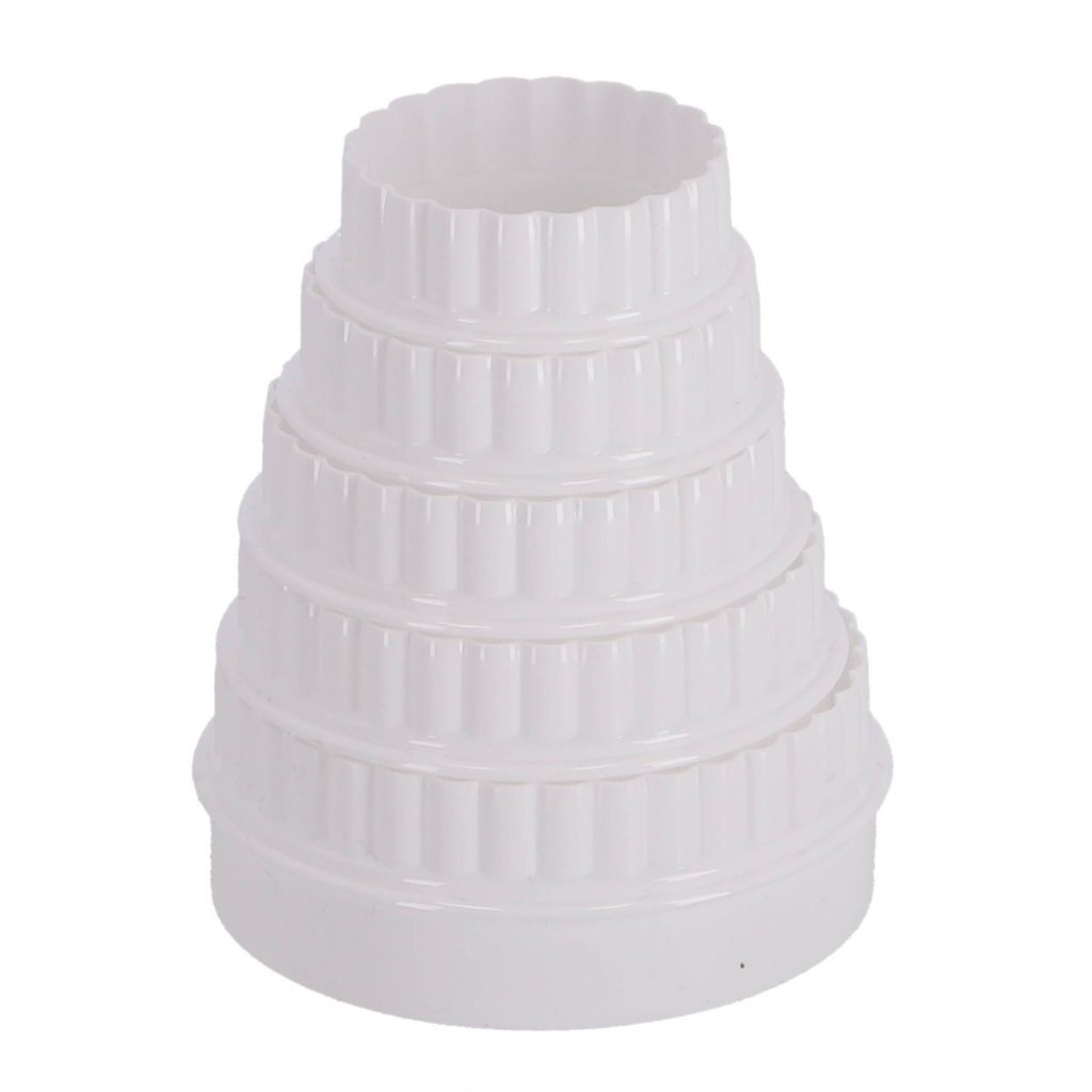 Patisse set uitsteekvormen rond 5-delig | 4 stuks